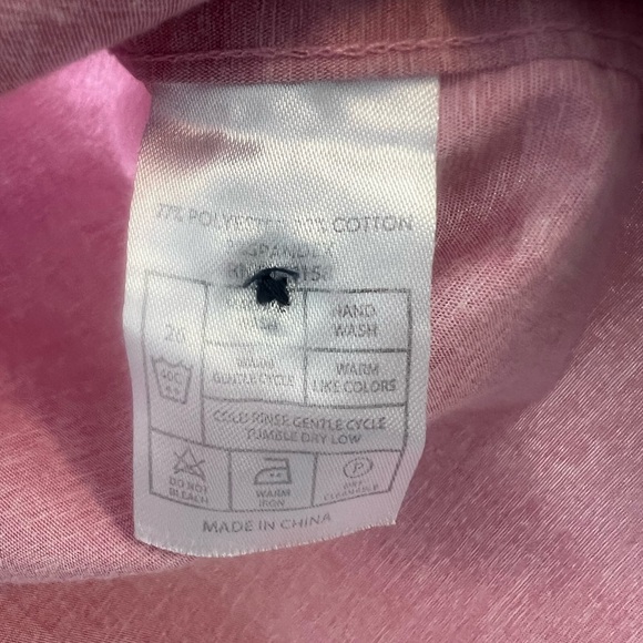 Craft+Flow Shirt Men Size XL Button Up Collared Short Sleeves Pink‎ Top - Picture 3 of 4